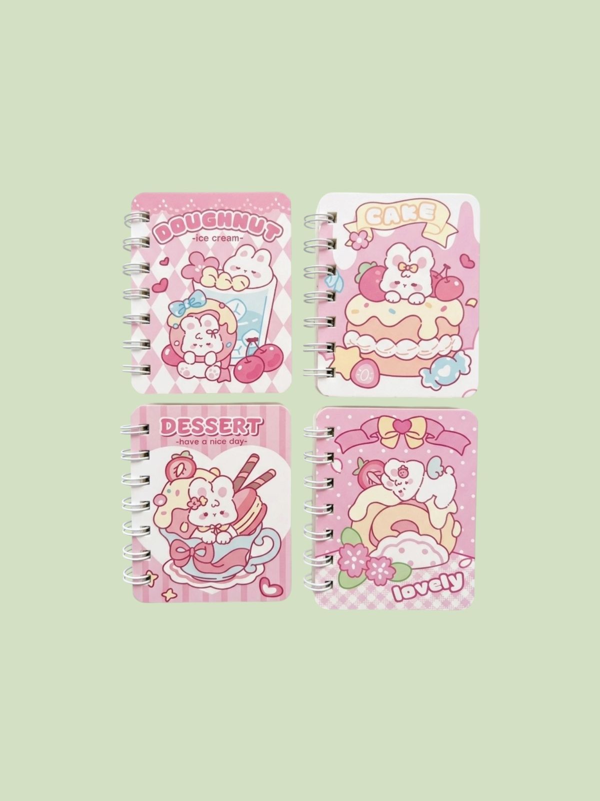 Mini Diary-4 Pcs