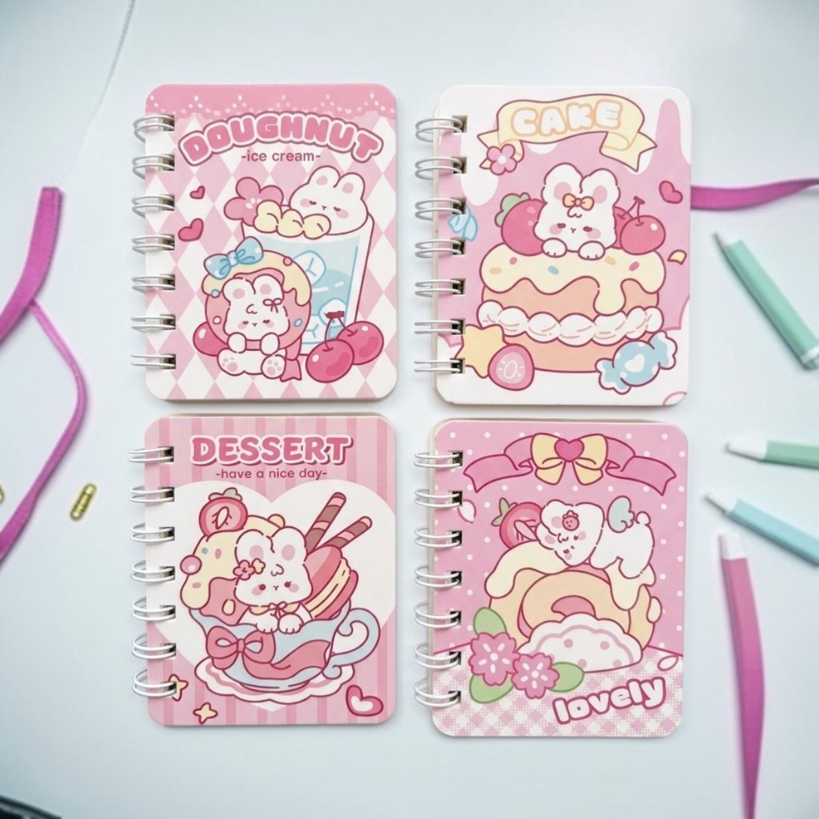 Mini Diary-4 Pcs