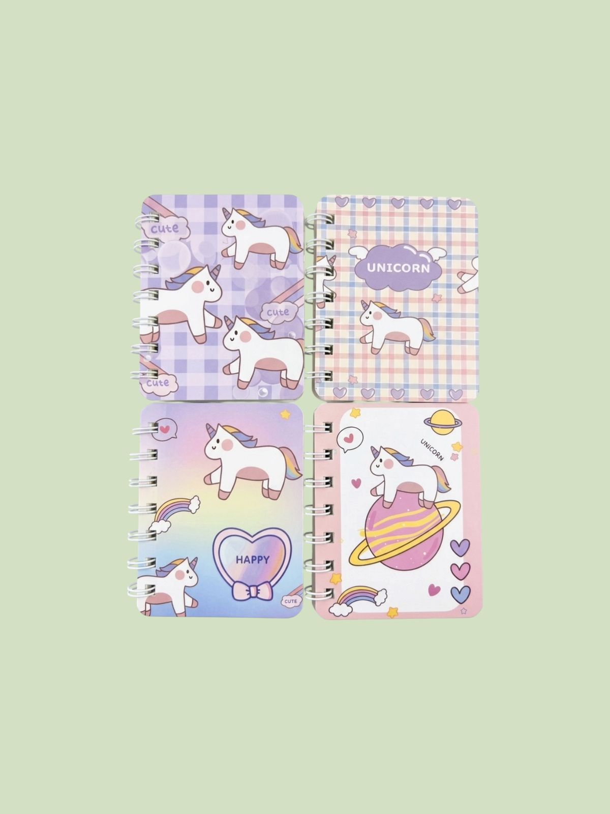 Mini Diary-4 Pcs