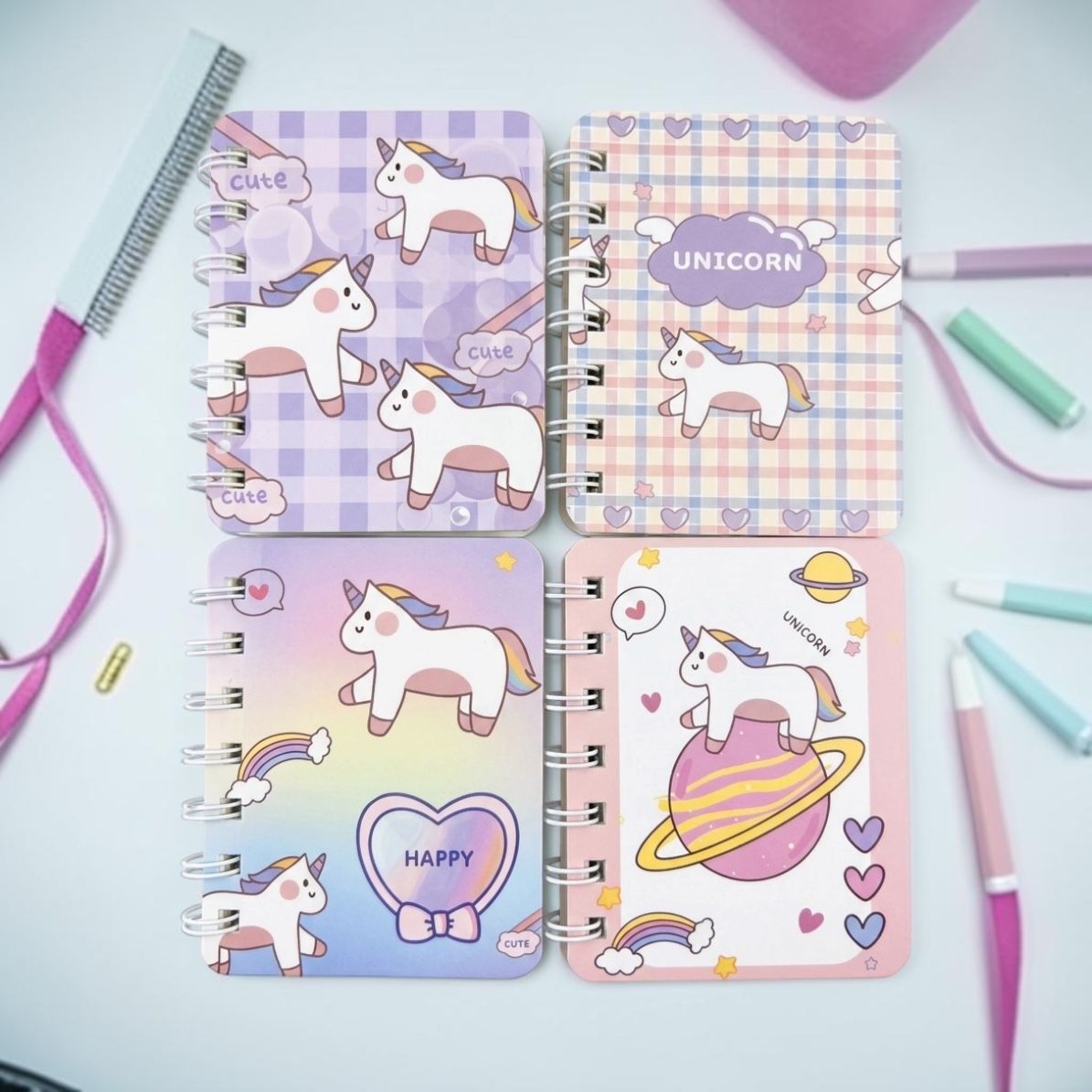 Mini Diary-4 Pcs